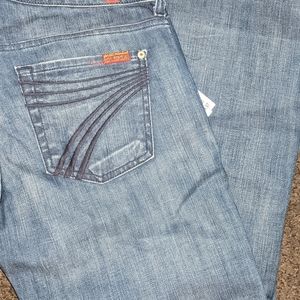 7 jeans Unhemmed